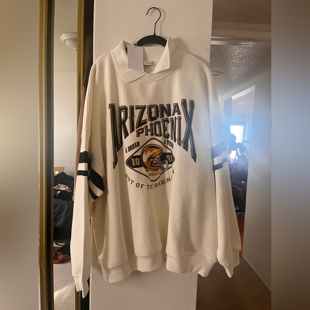 ASOS collared Arizona Sweatshirt Oversized